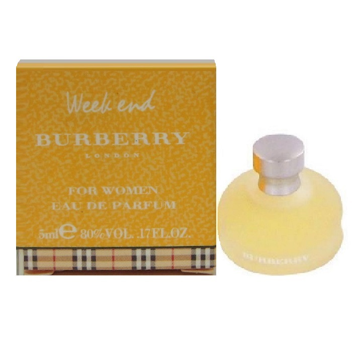 Burberry Weekend Mini Perfume by Burberry 0.17oz / 5ml Eau De Parfum for Women Burberry Weekend Mini Perfume by Burberry 0.17oz / 5ml Eau De Parfum for Women